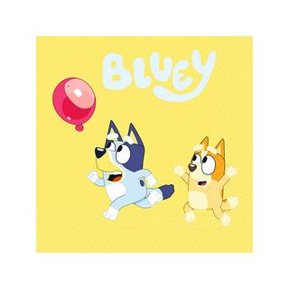 amscan  16 Serviettes de Table Bluey 