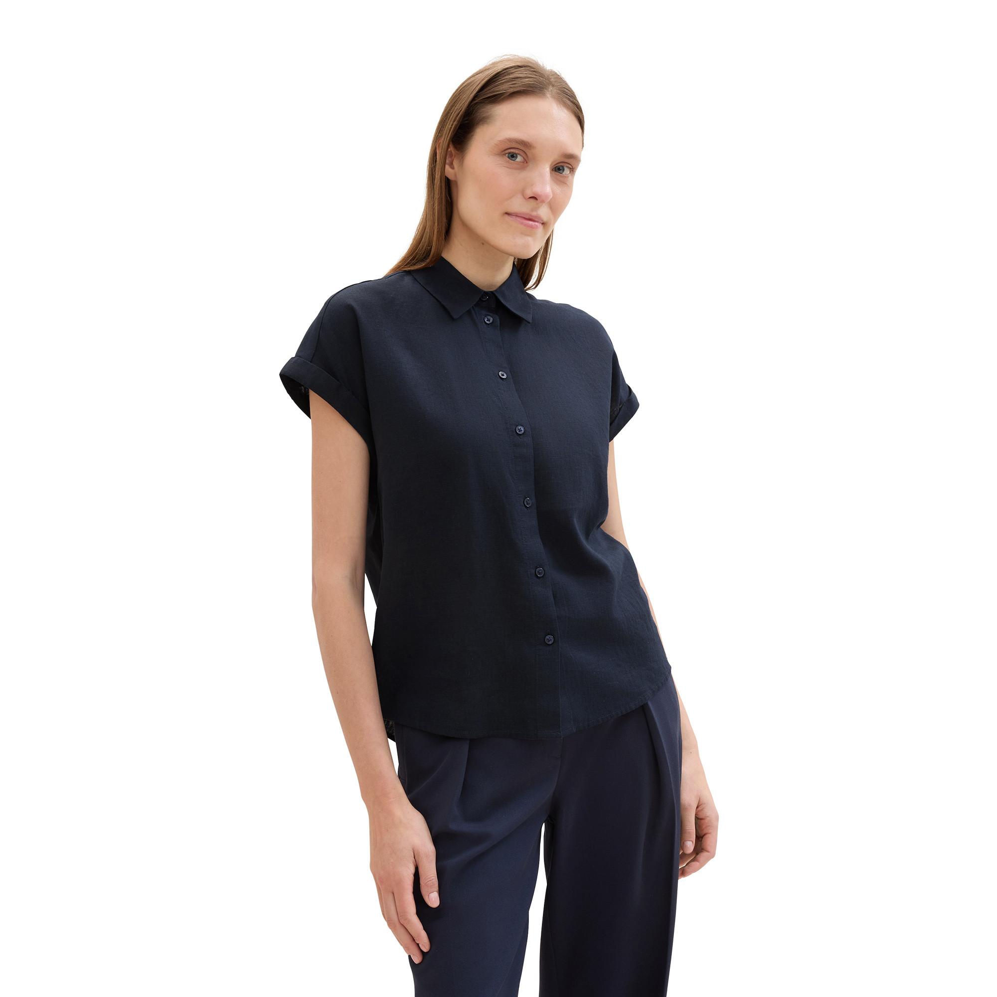 Image of Bluse Damen Himmelblau 34