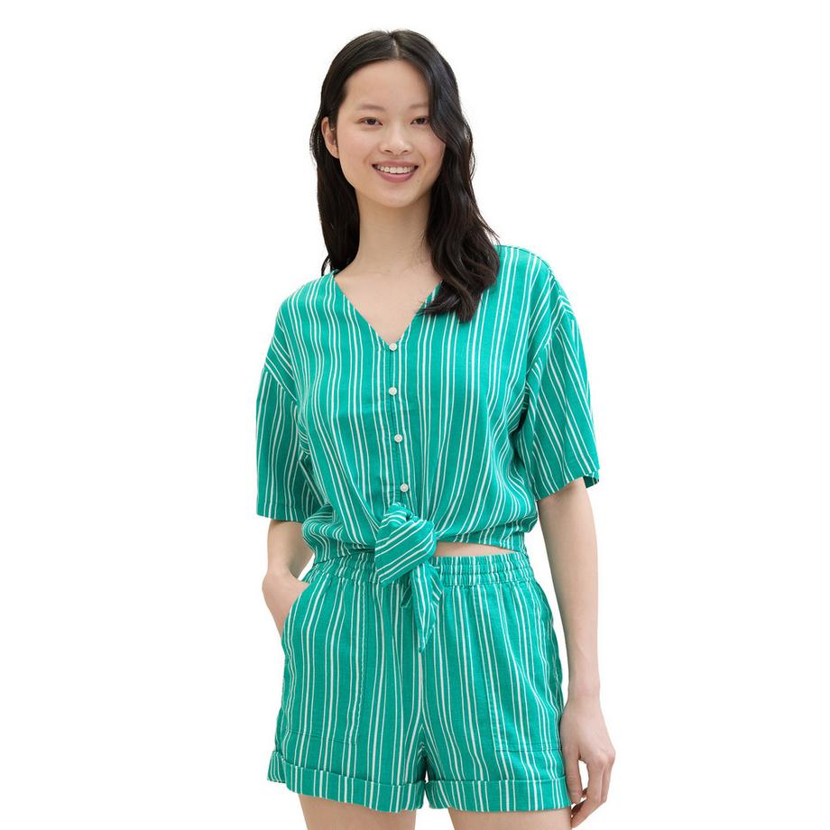 TOM TAILOR Denim Camicetta corta maniche corte  