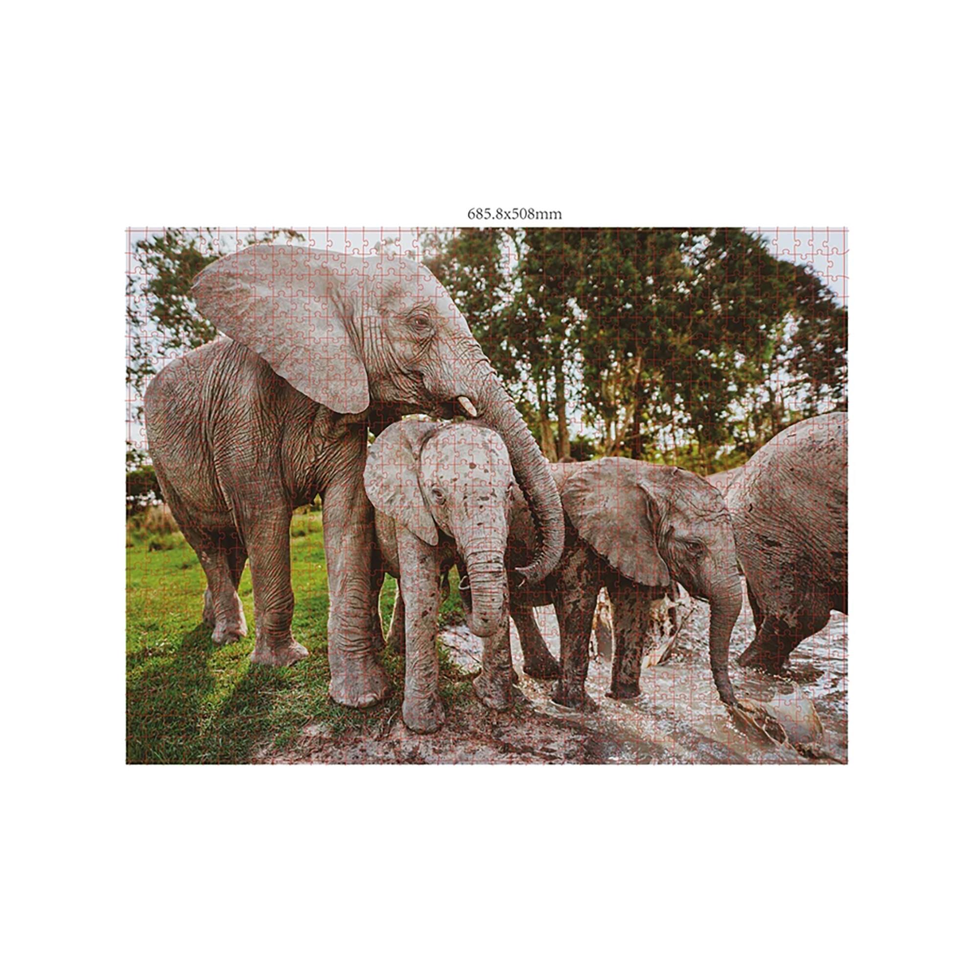 Merchant Ambassador  Puzzle Wildtier Familien, 3 x 1000 Teile 