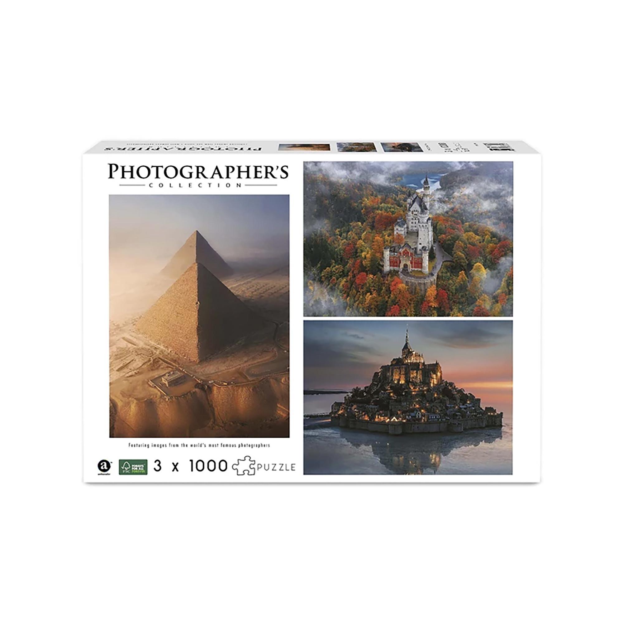 Merchant Ambassador  Puzzle Historische Stätten, 3 x 1000 Teile 