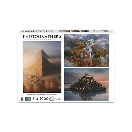 Merchant Ambassador  Puzzle Historische Stätten, 3 x 1000 Teile 