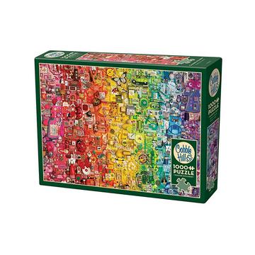 Puzzle arcobaleno colorato, 1000 pezzi