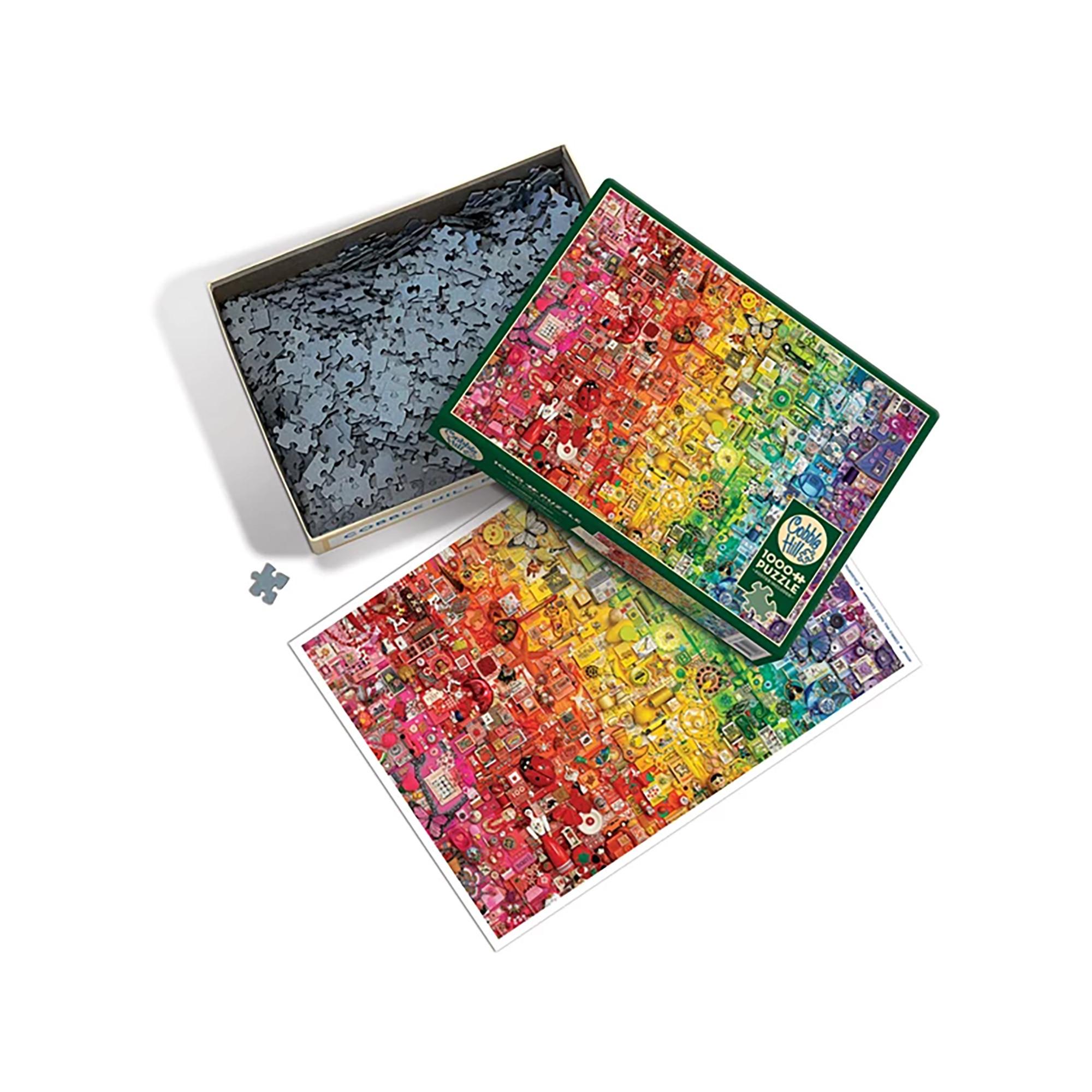 Cobble Hill  Puzzle arcobaleno colorato, 1000 pezzi 