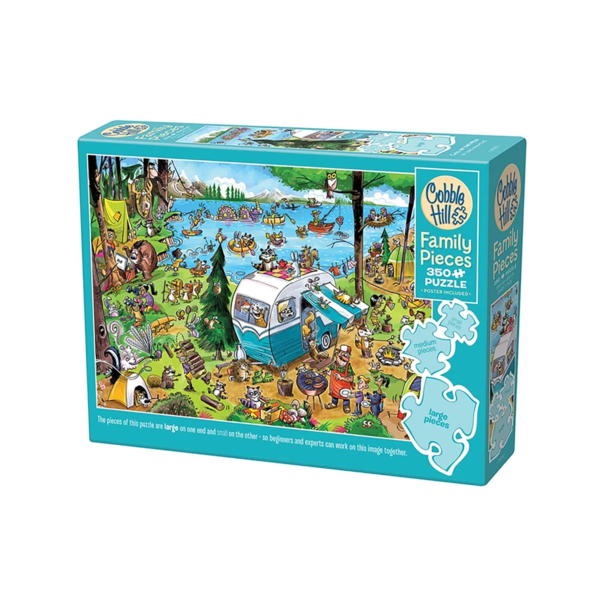 Cobble Hill  Puzzle Voyage de camping fou, 350 pièces 