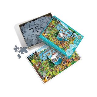 Cobble Hill  Puzzle Voyage de camping fou, 350 pièces 