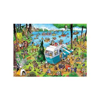 Cobble Hill  Puzzle Voyage de camping fou, 350 pièces 