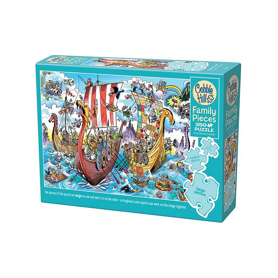 Cobble Hill  Puzzle Verrückte Wikinger, 350 Teile 