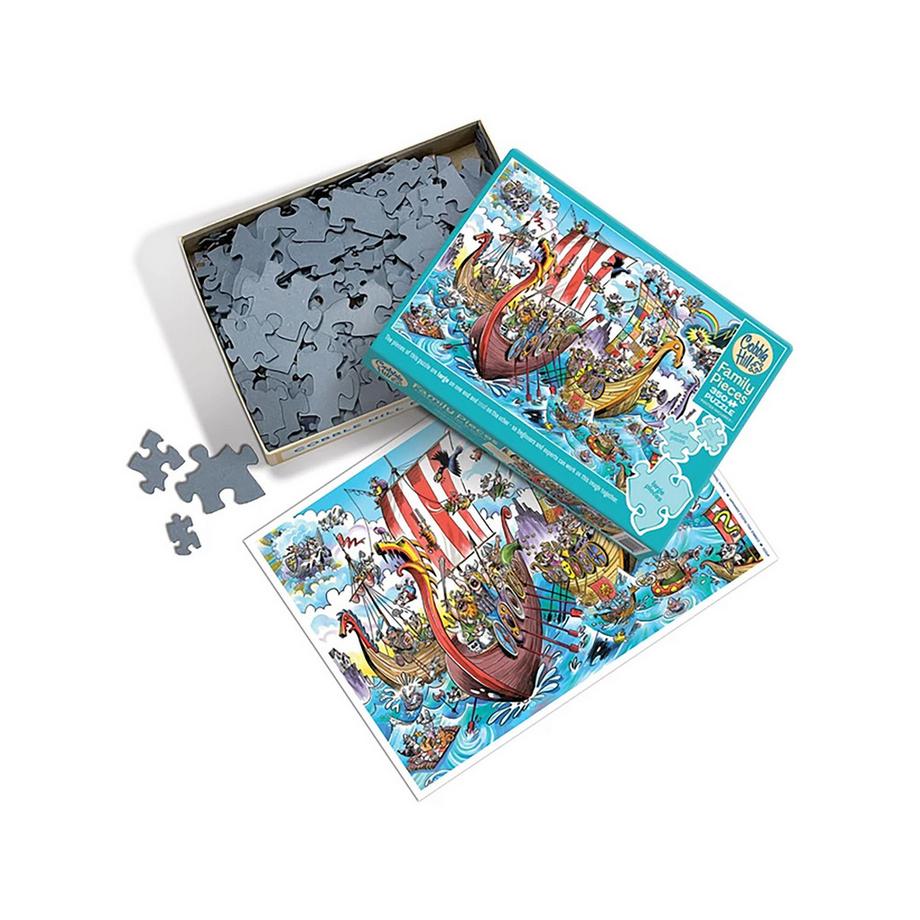 Cobble Hill  Puzzle Verrückte Wikinger, 350 Teile 