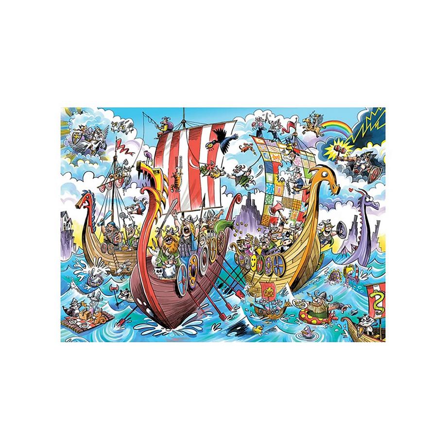 Cobble Hill  Puzzle Verrückte Wikinger, 350 Teile 