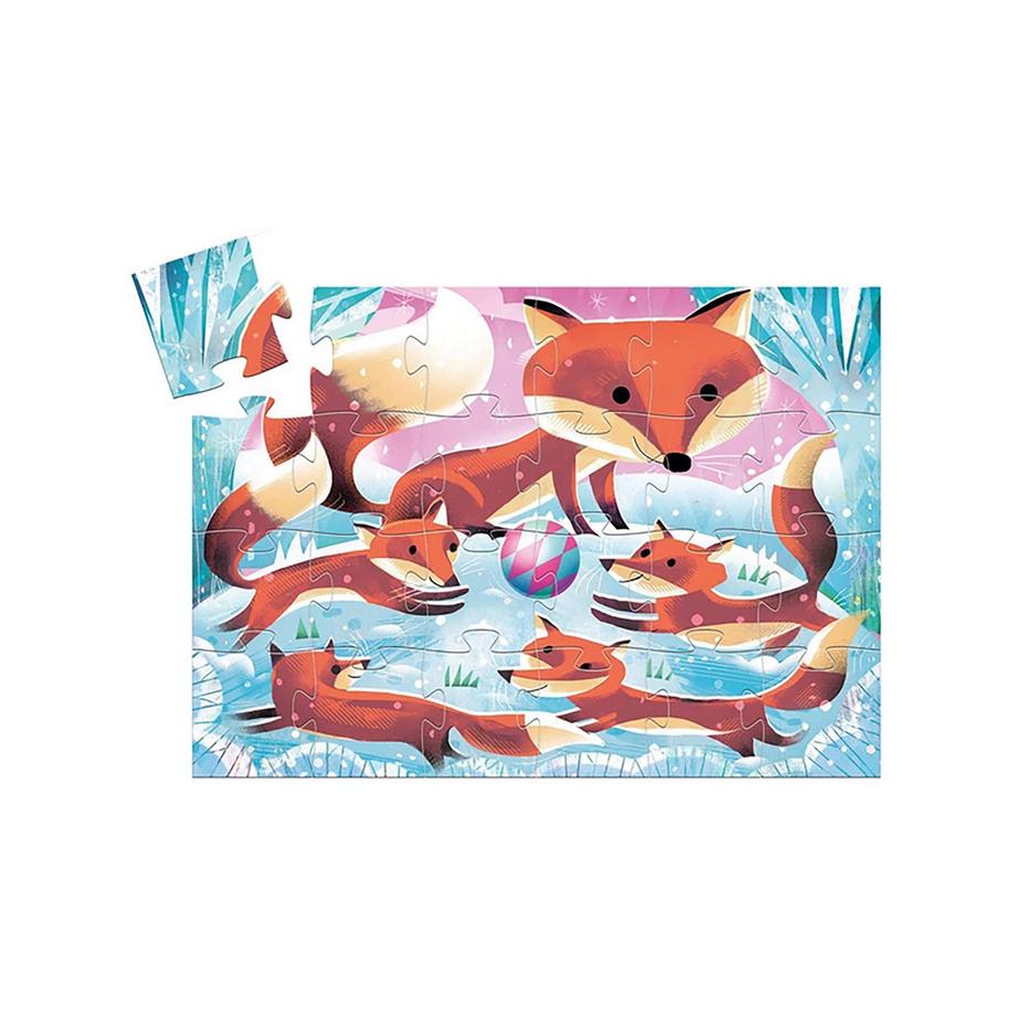 Djeco  Puzzle Piccola Volpe Zenzero, 24 pezzi 