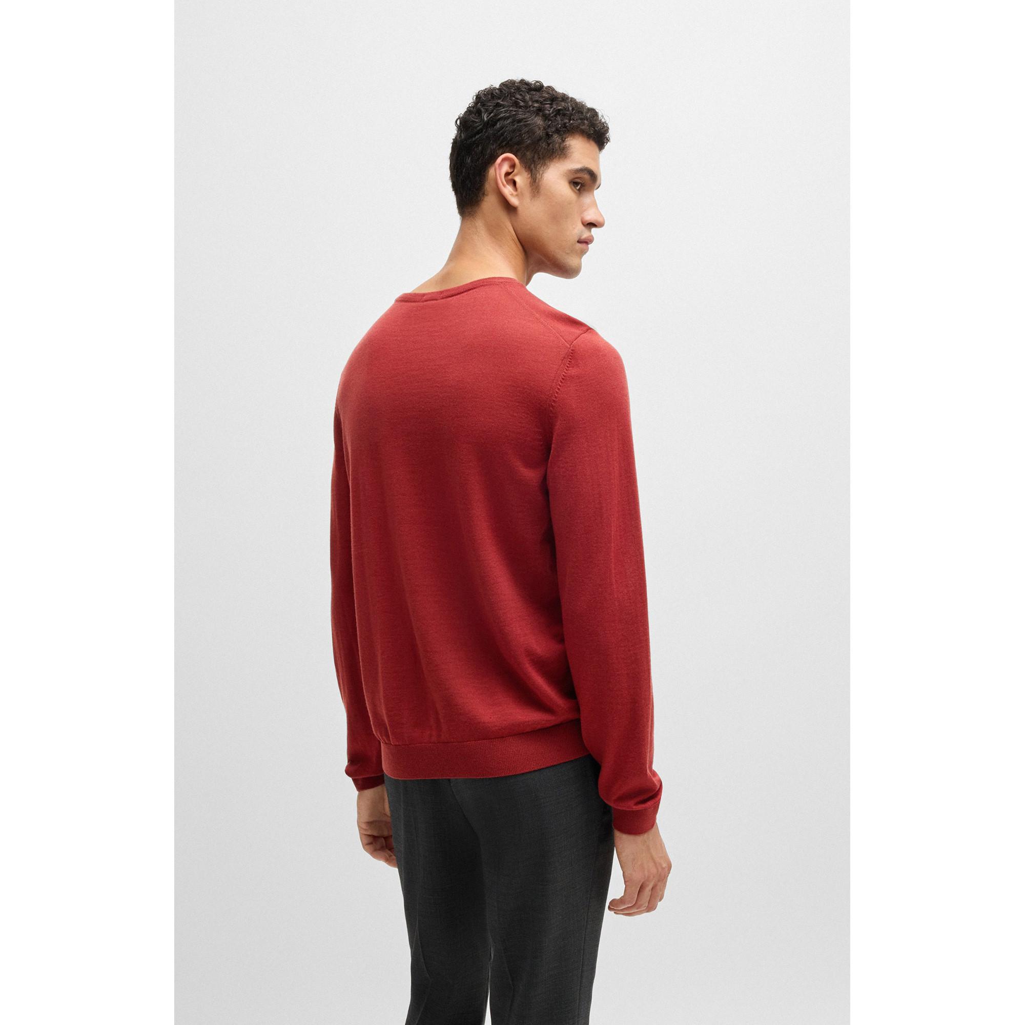 BOSS BLACK LENO-P Slim Fit Rundhals Pullover  