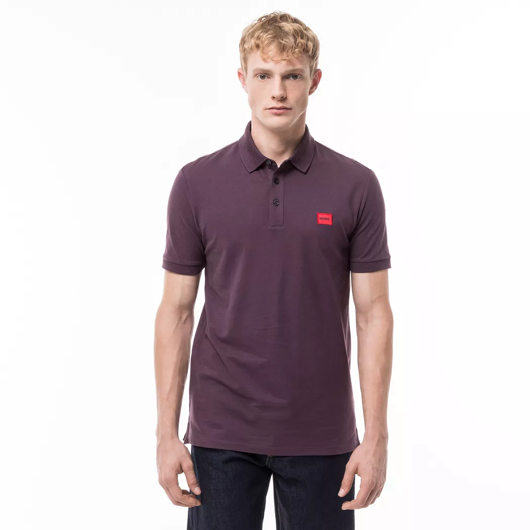 Hugo - Polo Shirt, für Herren, Aubergine, Größe M