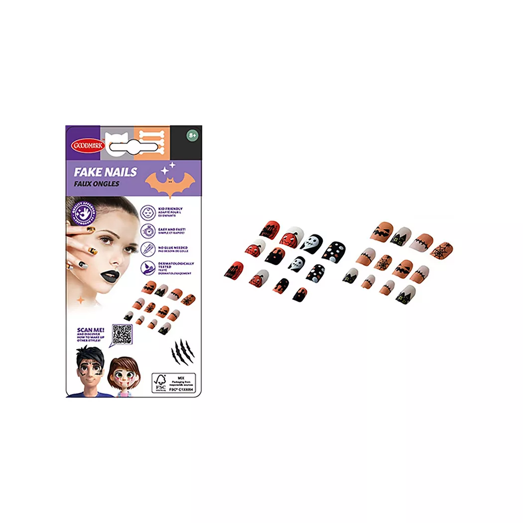 Goodmark Halloween Artificial Nails Multicolor