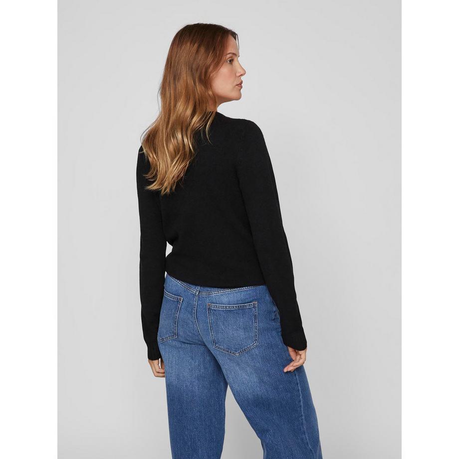 VILA Pullover Scollo a V a Costine  