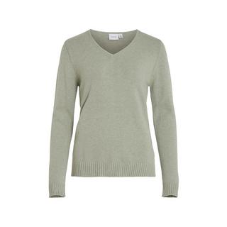 VILA Pull Col V Côtes  