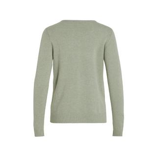 VILA Pull Col V Côtes  