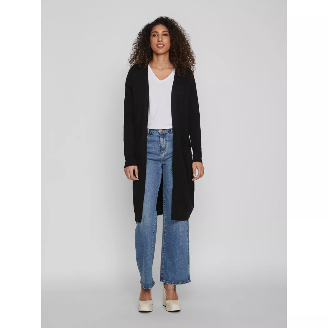 Vila Cardigan Ril Black L Femme