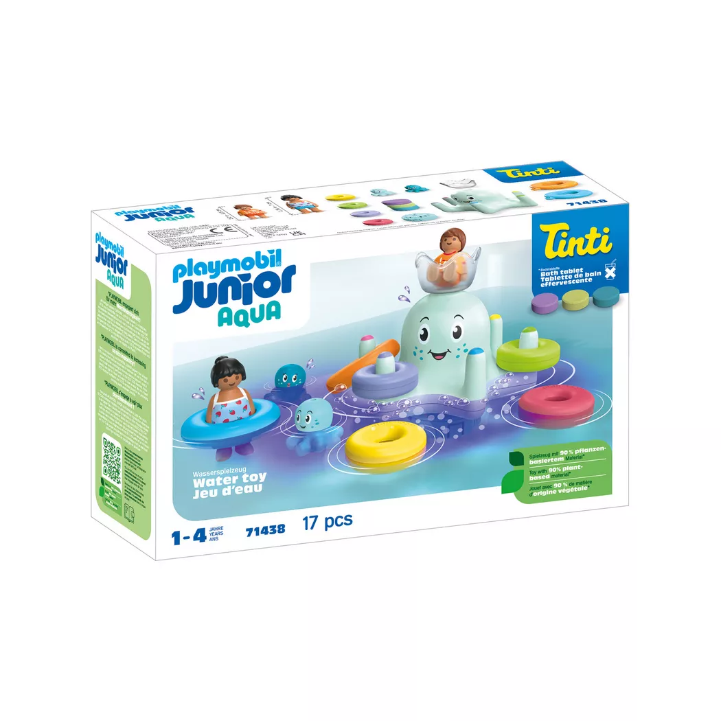 Playmobil - 71438 Junior & Tinti: Bunter Tintenfisch, Multicolor