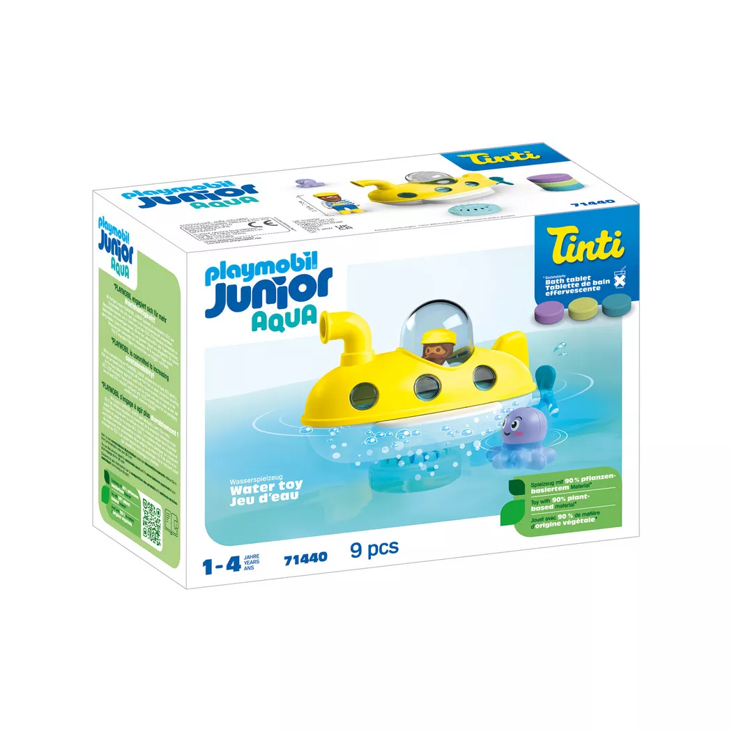 Playmobil - 71440 Junior & Tinti: Buntes U-Boot, Multicolor