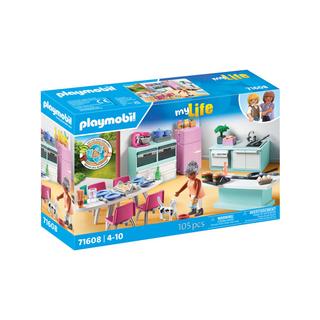 Playmobil  71608 Cuisine avec ilôt central 