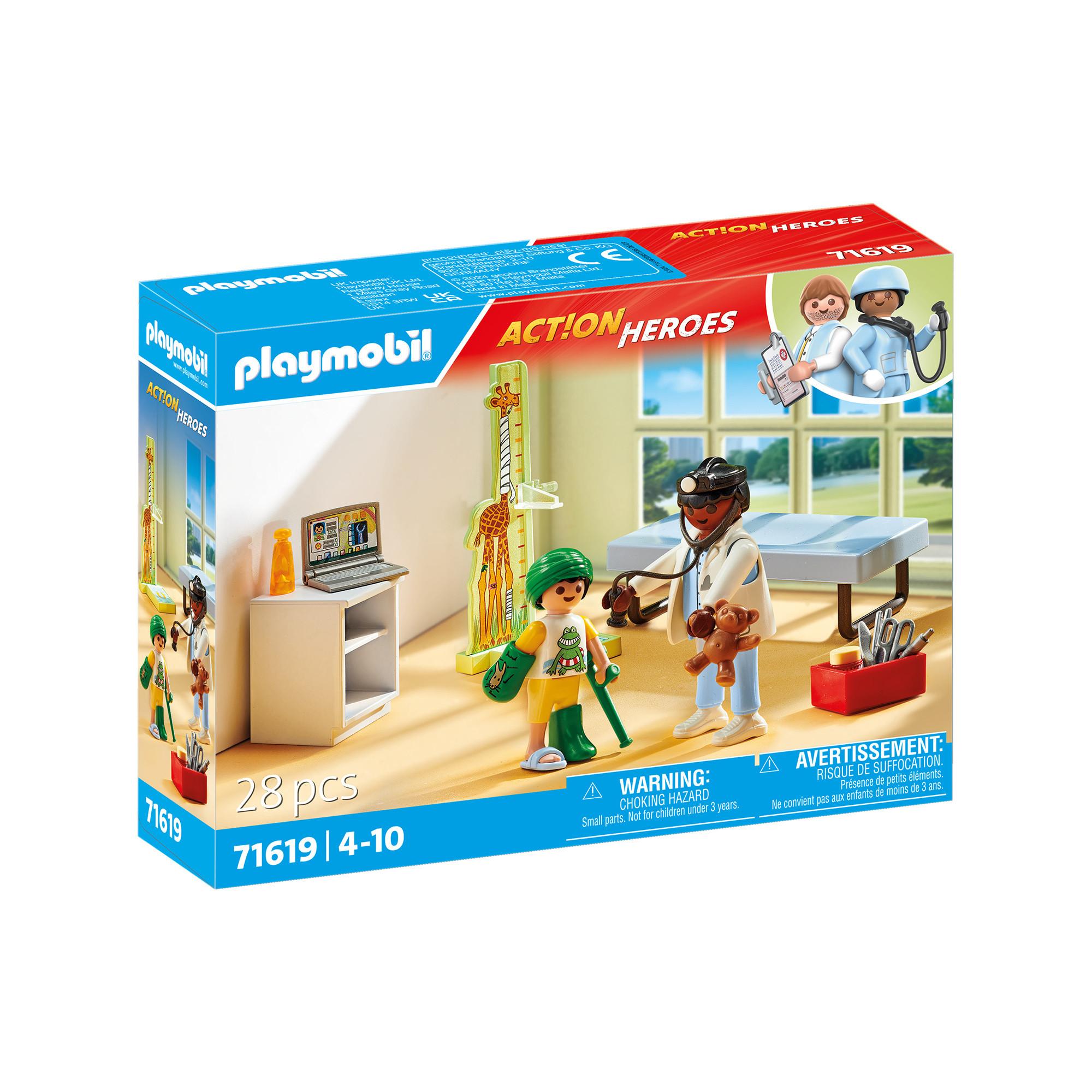 Playmobil  71619 Kinderarzt mit Teddybär 