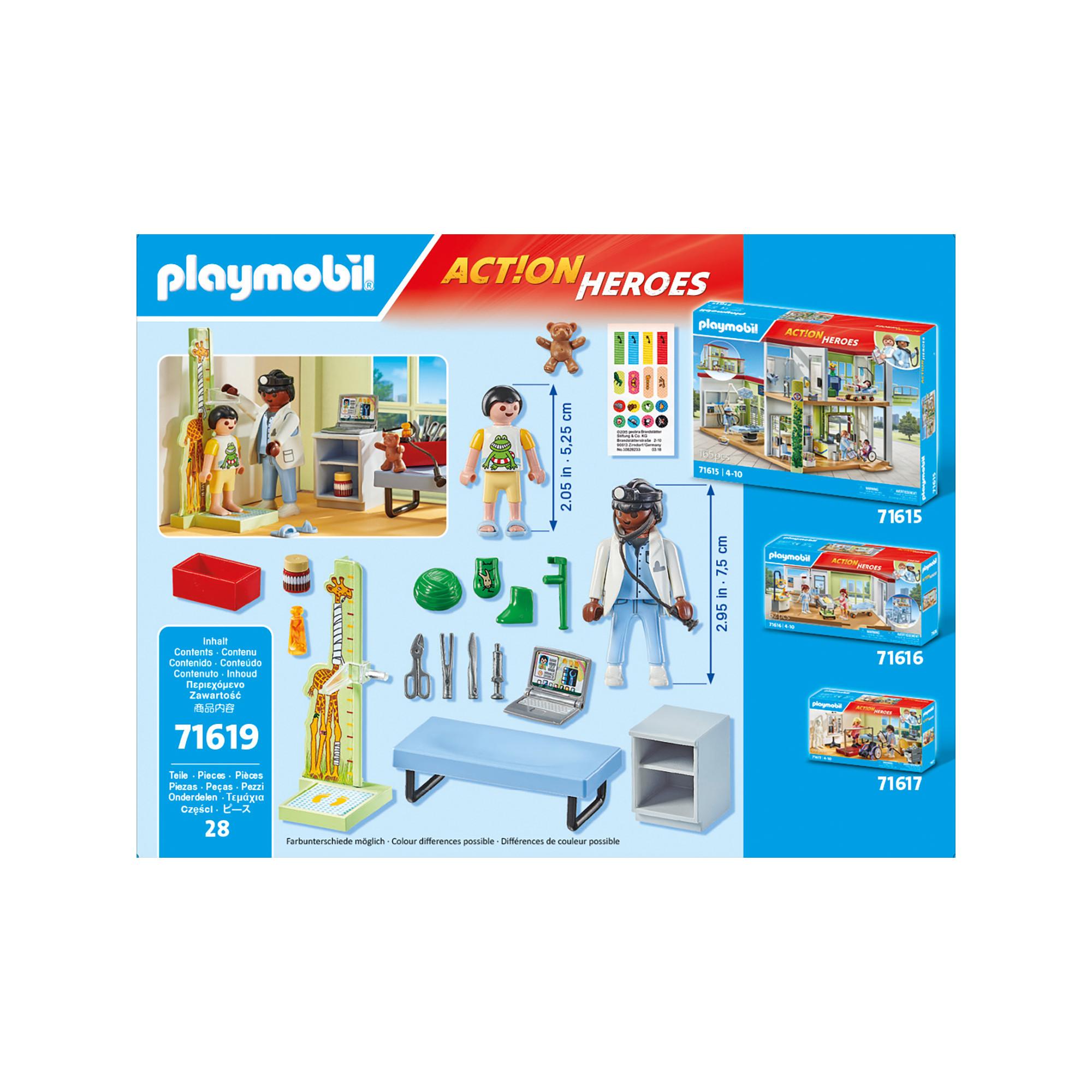 Playmobil  71619 Kinderarzt mit Teddybär 