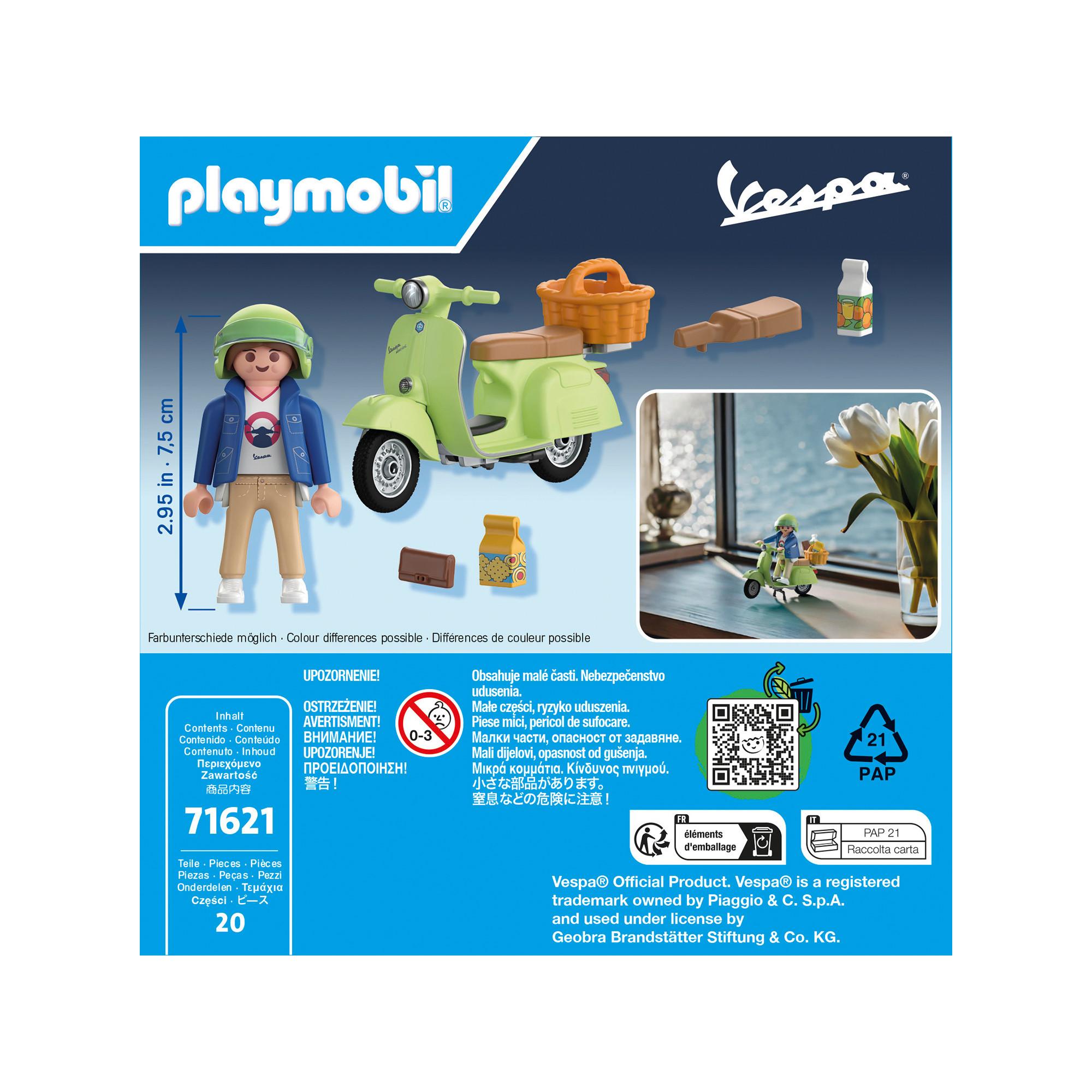 Playmobil  71621 1969 Vespa 150 Sprint Veloce, verde chiaro 