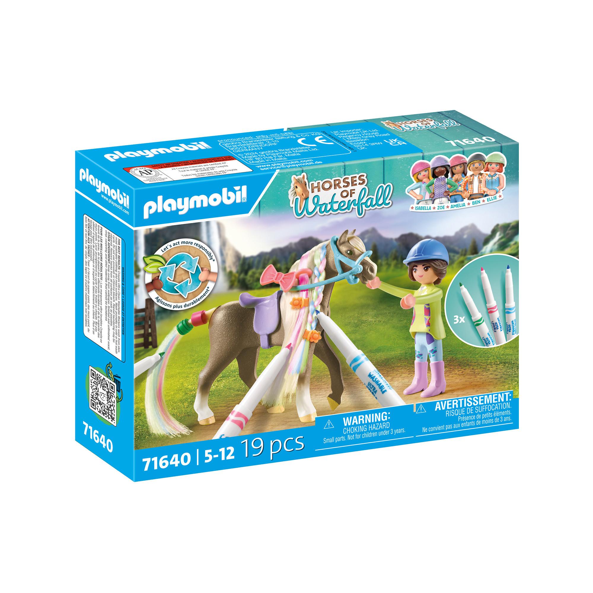 Playmobil  71640 Cavallo con criniera colorabile 