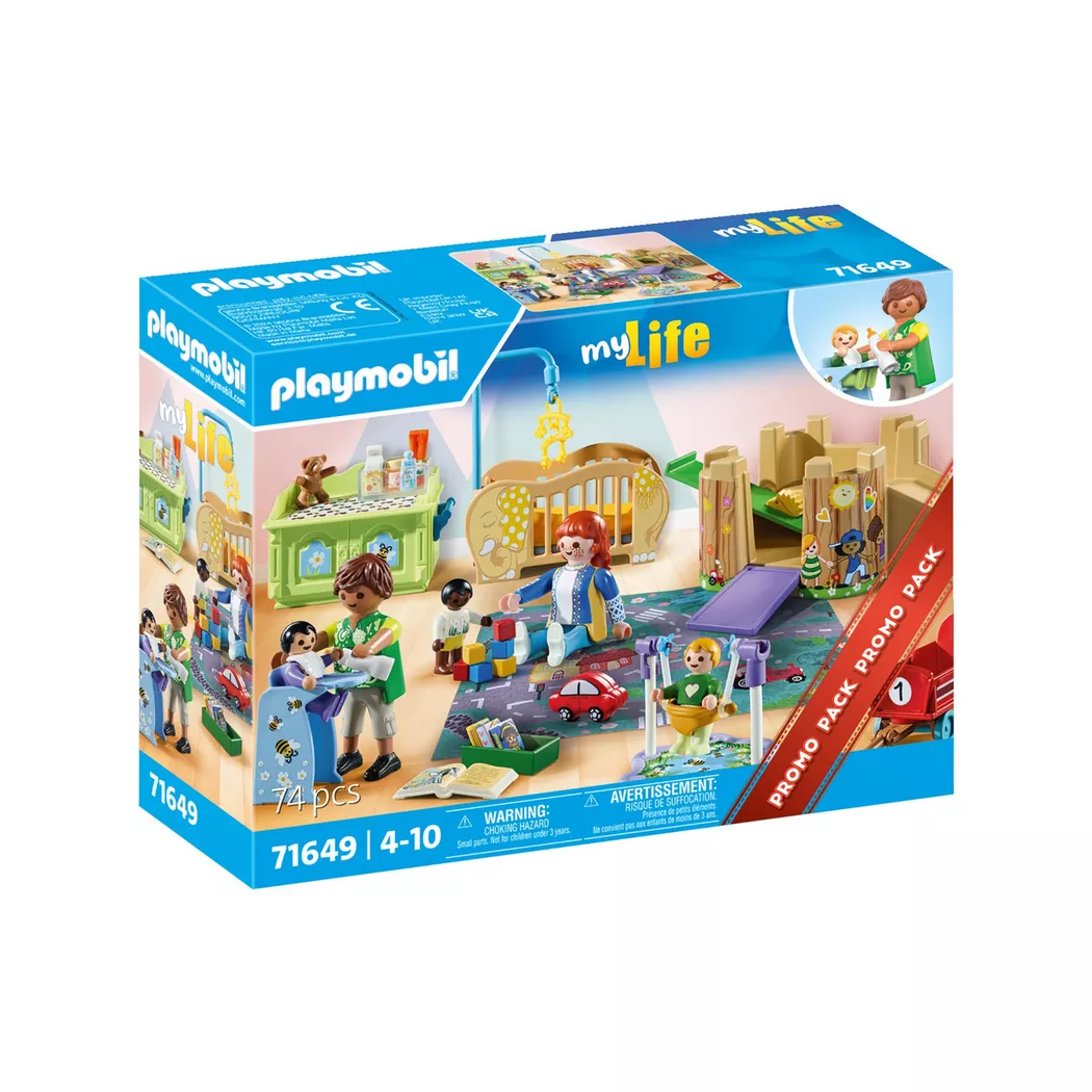 PLAYMOBIL (71649) Set Primera Infancia my life, grupo de niños pequeños, habitacion infantil para bebes, cuarto de juegos,  Promo Pack, MyLife