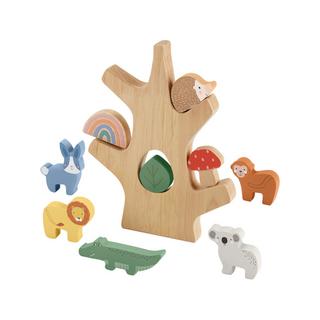 Fisher Price  Alberello Amici Animali in Legno 