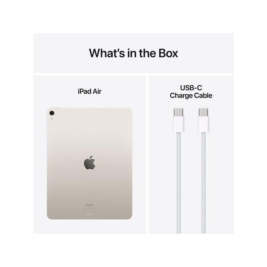 Apple 13 " iPad Air Wi Fi 256GB   Starlight Tablet 