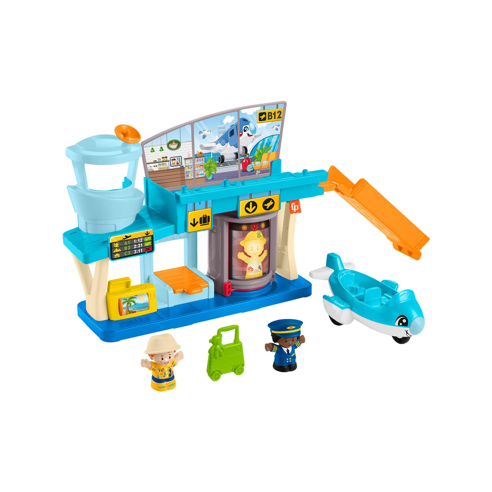 Fisher-Price  Little People – Aventures à l’Aéroport-Coffret 