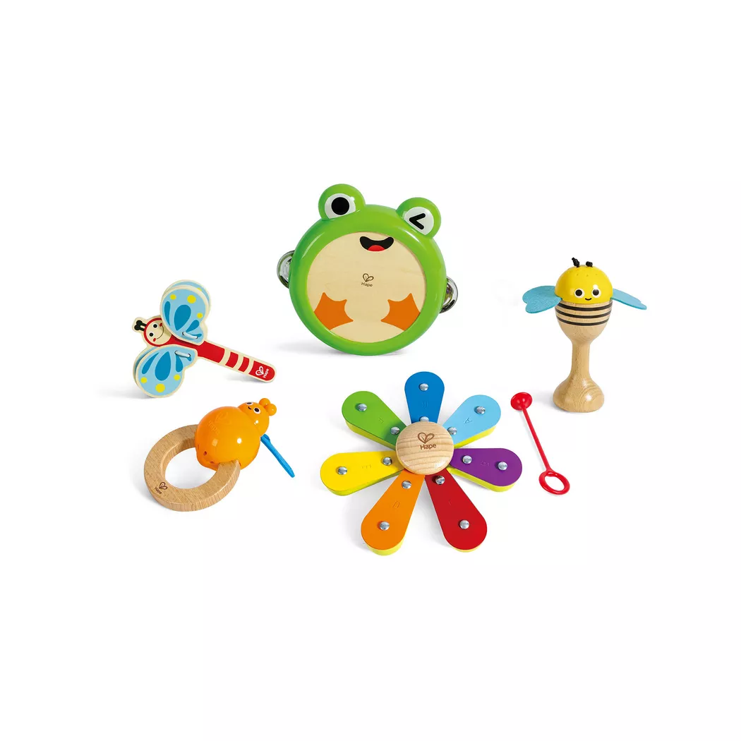 Hape - Rhythmus-Kit Natur, Multicolor