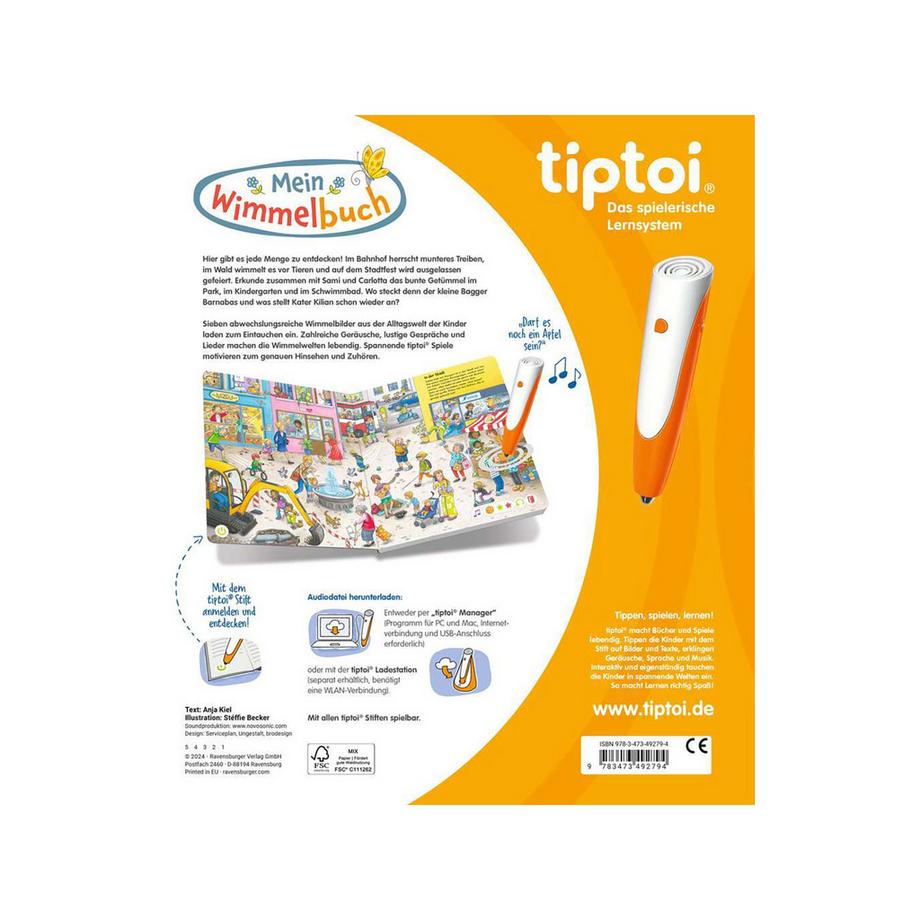 tiptoi  Mein Wimmelbuch, Allemand 