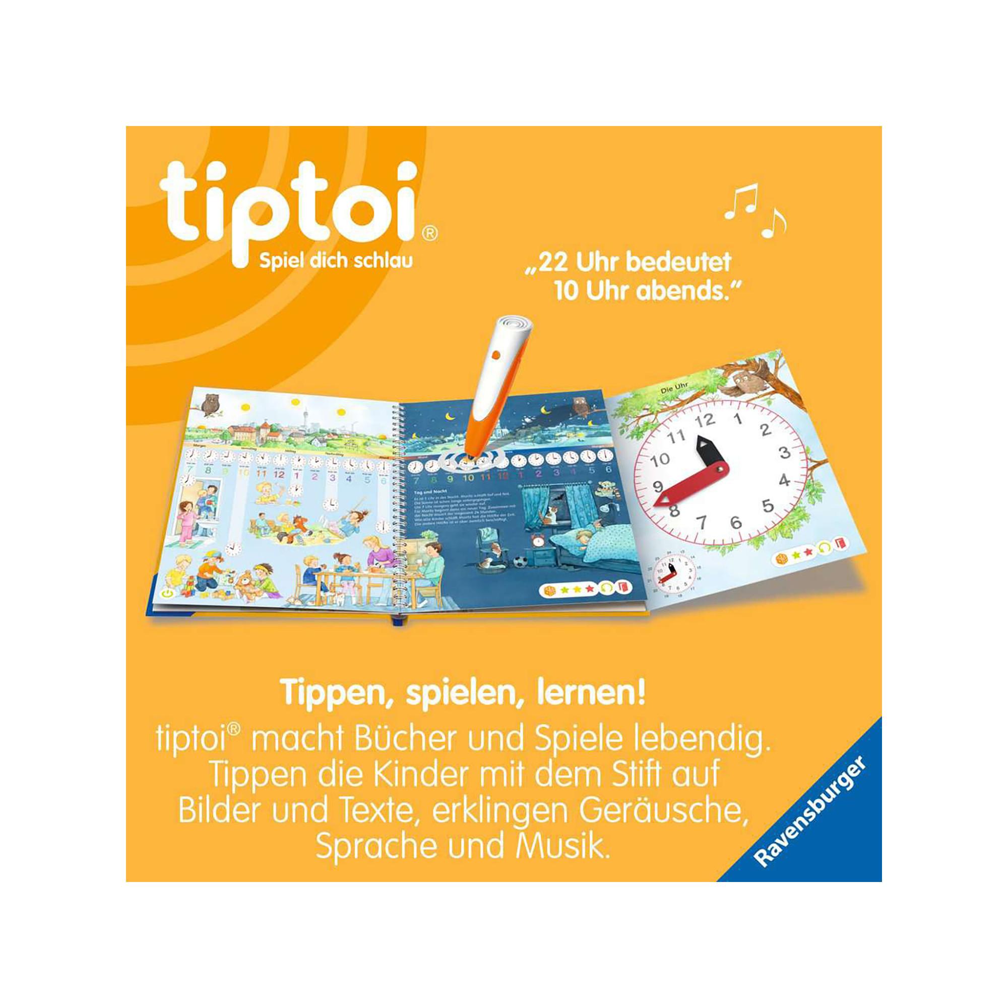 tiptoi  Buch Uhr und Zeit, Tedesco 