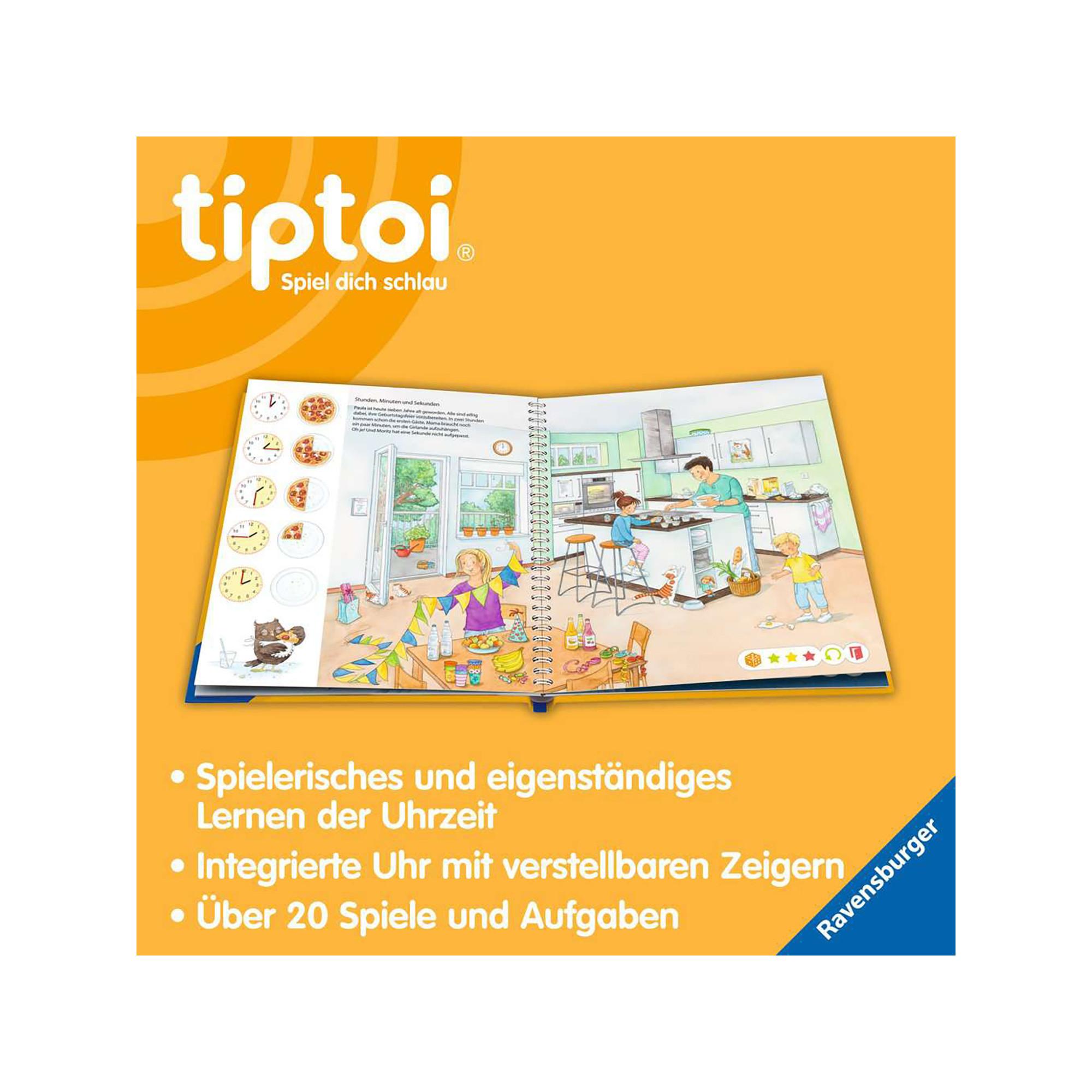 tiptoi  Buch Uhr und Zeit, Tedesco 