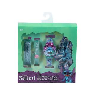 Accutime  Stitch LCD Watch Gift Set 