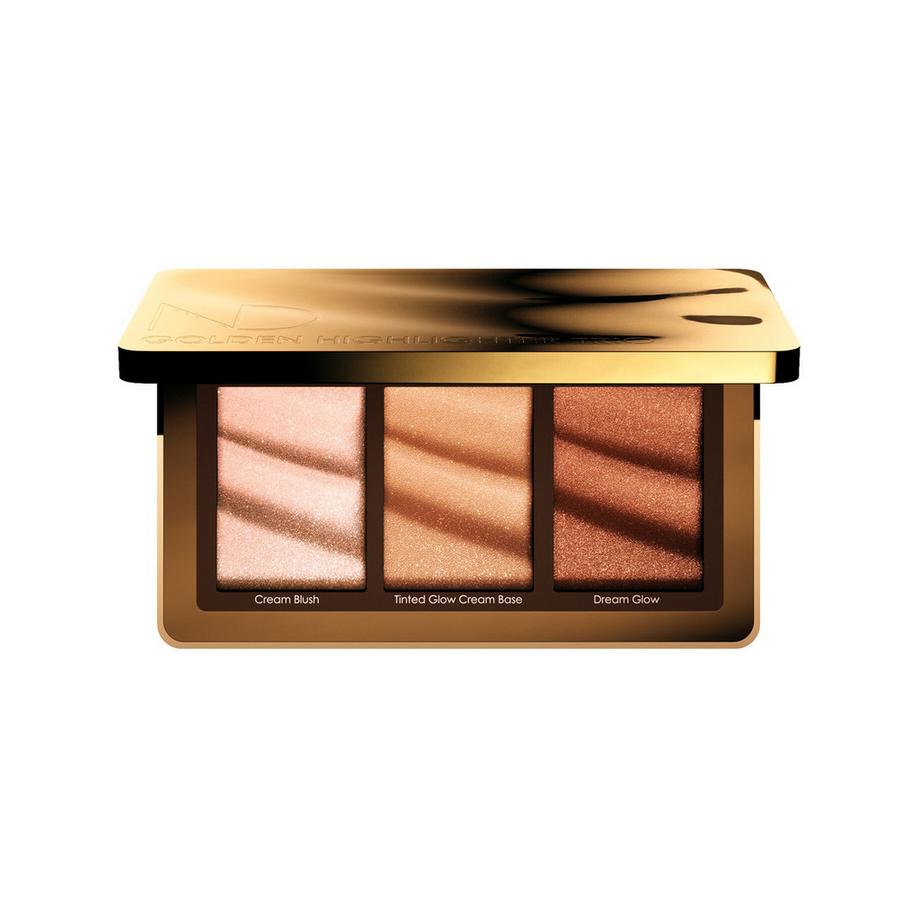 Golden Highlighter trio  - Palette illuminatrice hybride multi-usages