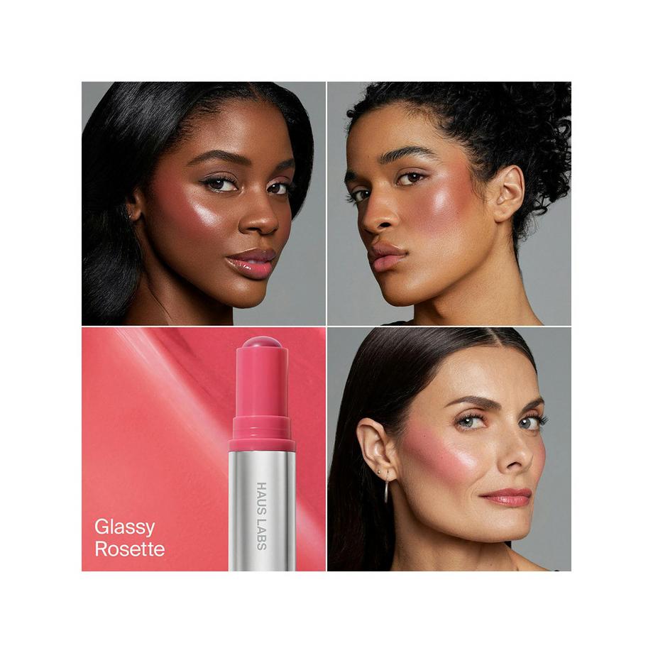 Haus Labs  Color Fuse Longwear Glassy Lip + Cheek Balm Blush Stick - Cremiges Rouge 