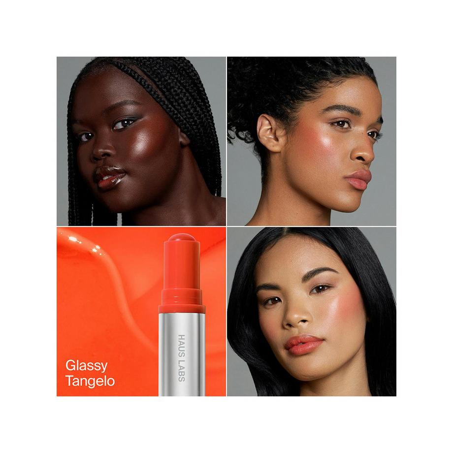 Haus Labs  Color Fuse Longwear Glassy Lip + Cheek Balm Blush Stick - Cremiges Rouge 