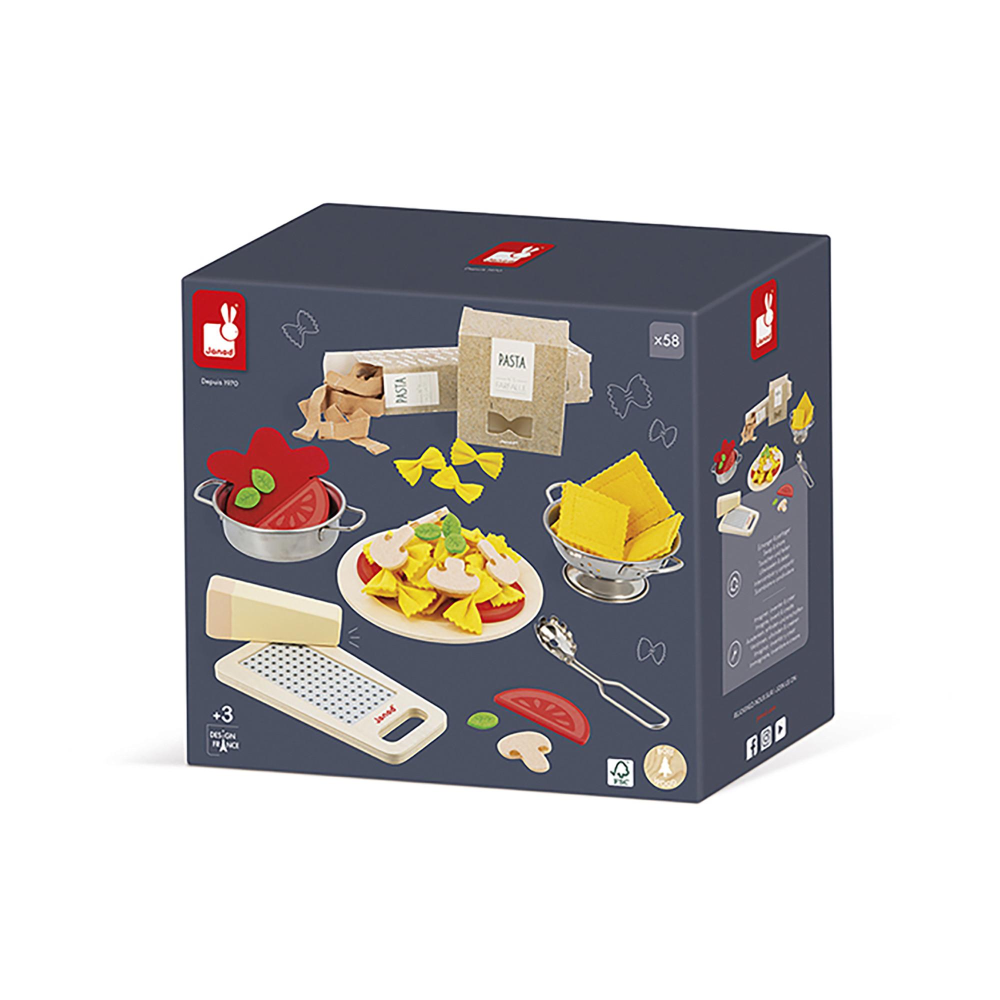 Janod  Pasta-Set, 58 Teile 