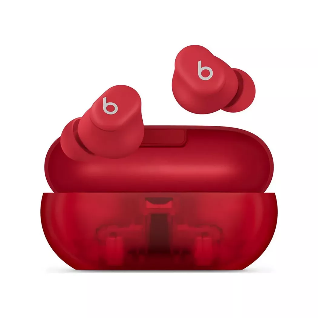 Apple Beats Solo Buds - True Wireless Earbuds - Transparent Red
