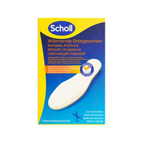 Scholl Warm Feet Einlegesohlen Wärmend im praktischen Falt-Format 