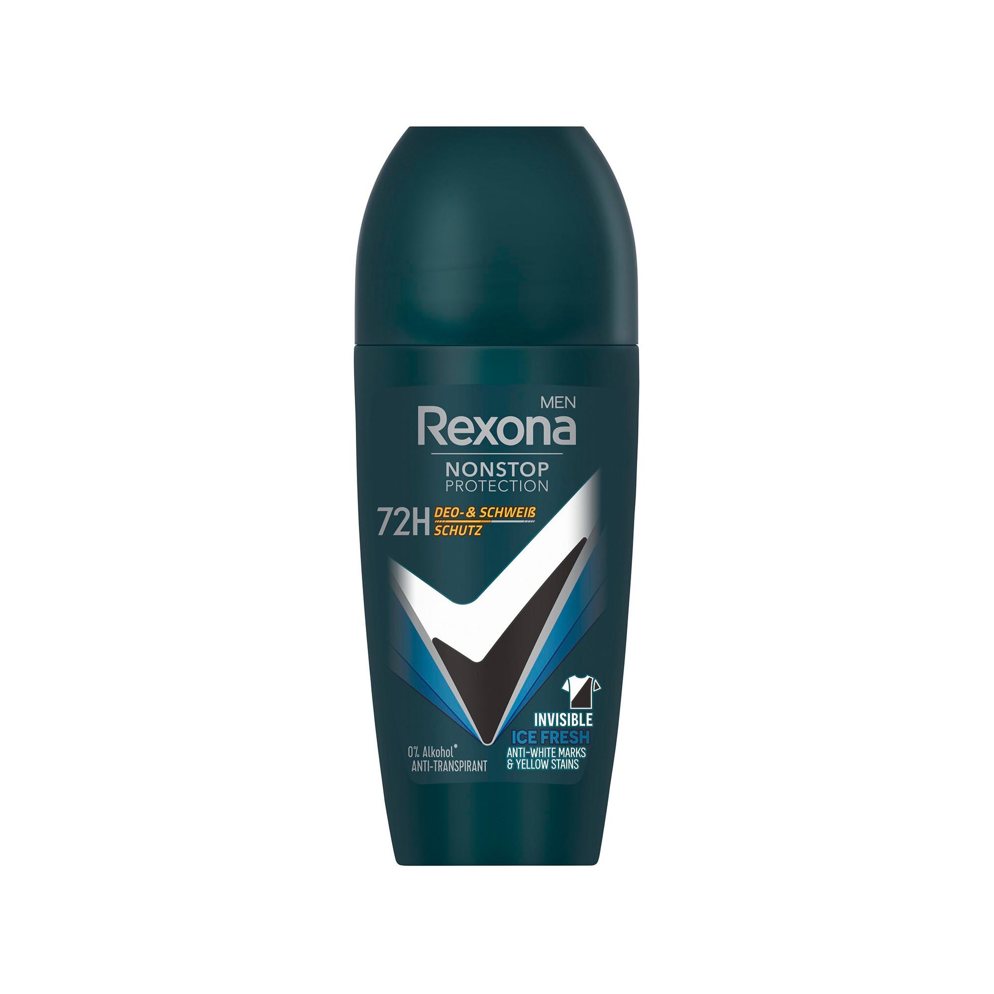 Rexona Men Nonstop Protection Anti-Transpirant Invisible Ice Roll-On 