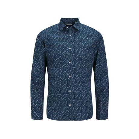 JACK & JONES JJJOE PRINT SHIRT LS SS25 Hemd, langarm 