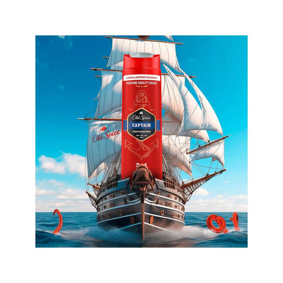 Old Spice Captain Gel doccia e shampoo per uomo 