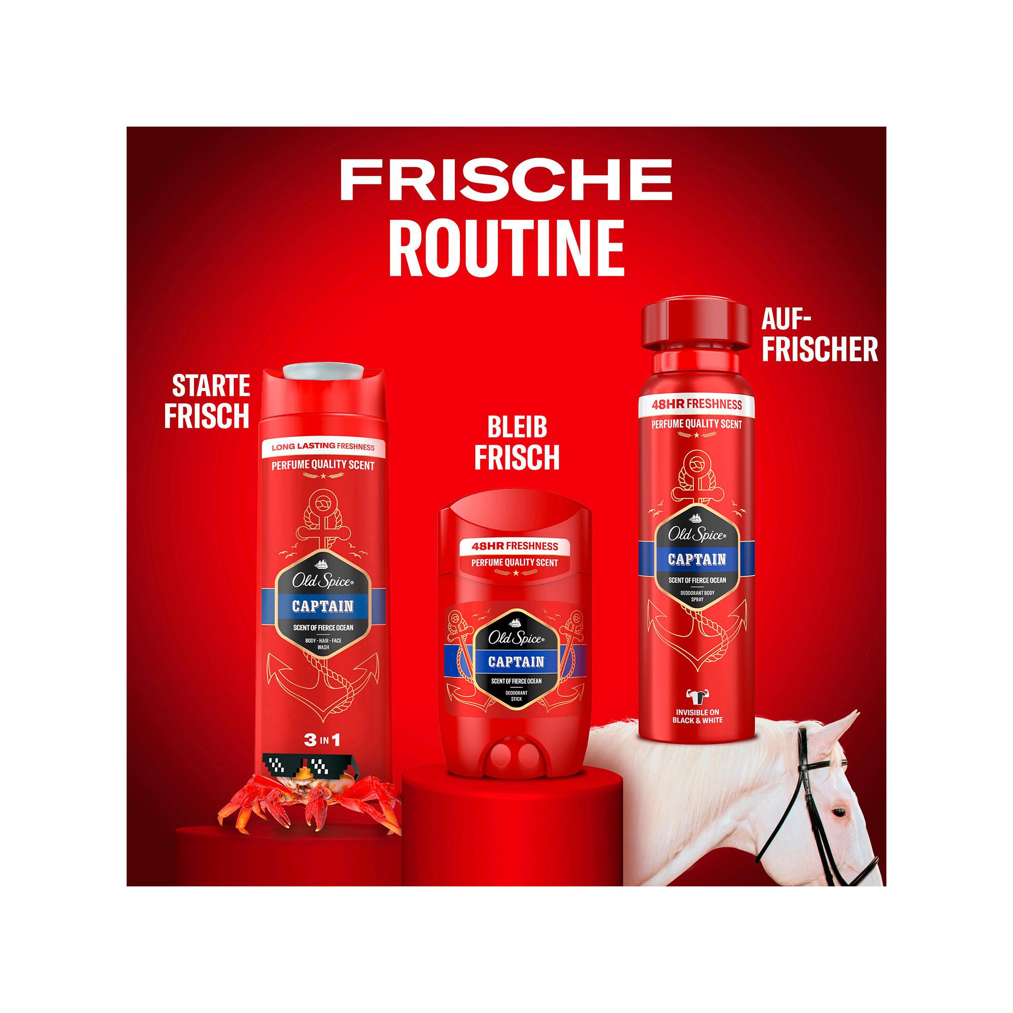 Old Spice Captain Gel doccia e shampoo per uomo 