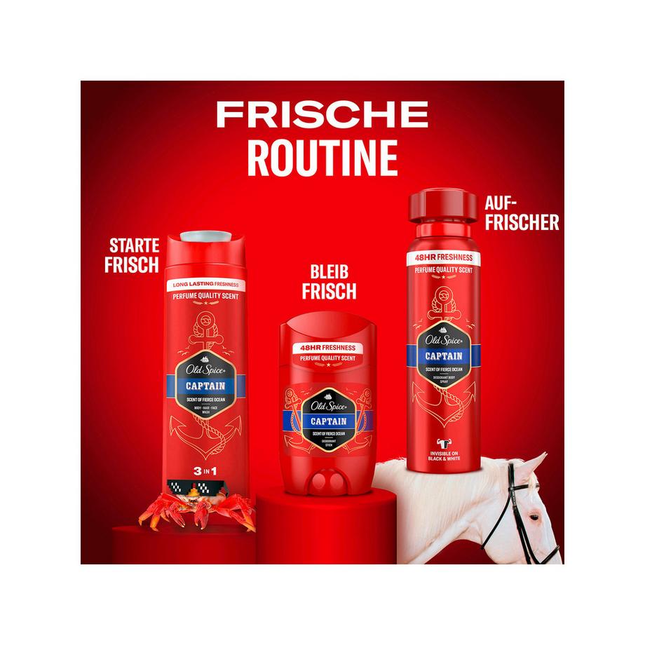 Old Spice Captain Gel doccia e shampoo per uomo 