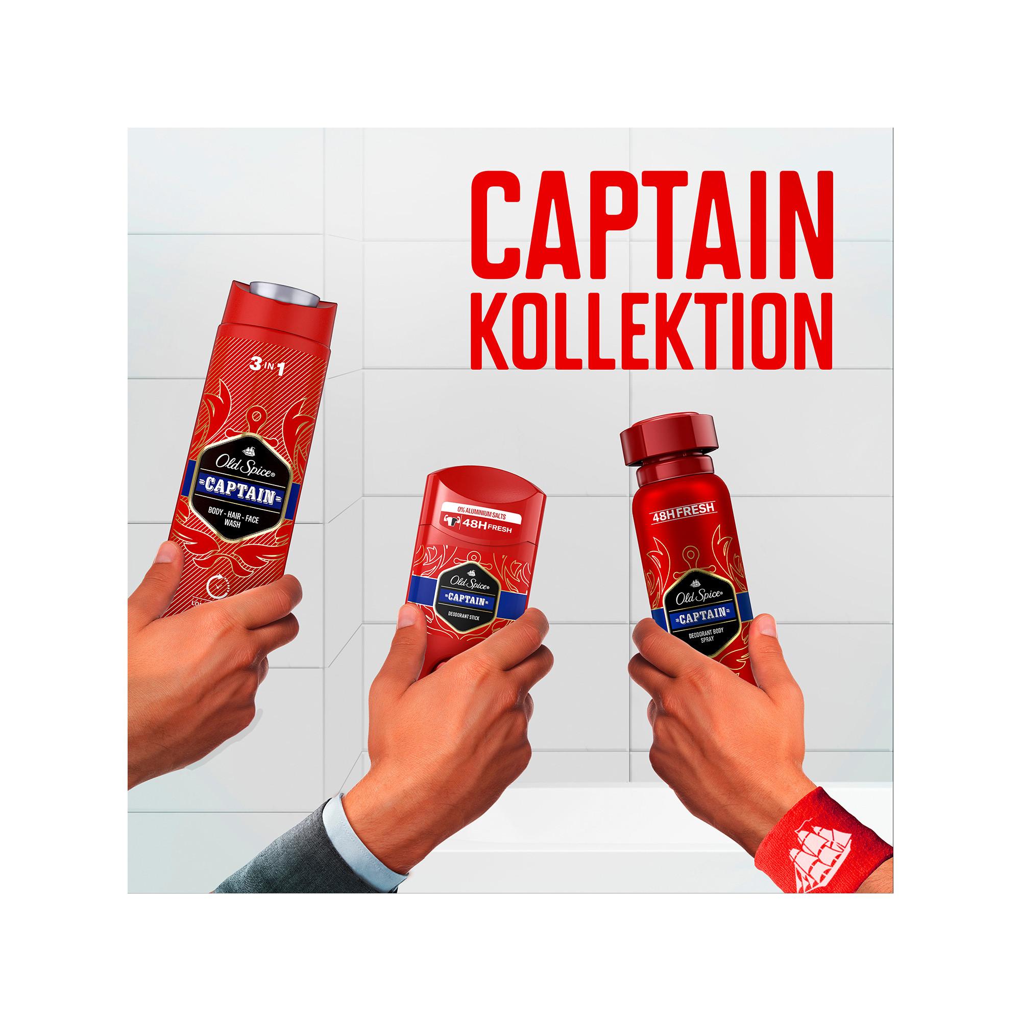 Old Spice Captain Gel douche & shampooing pour hommes 